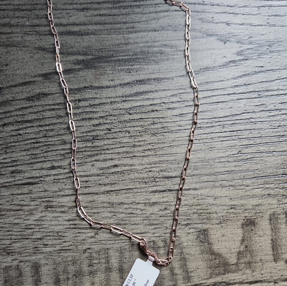 Elegant Rose Gold Chain Necklace